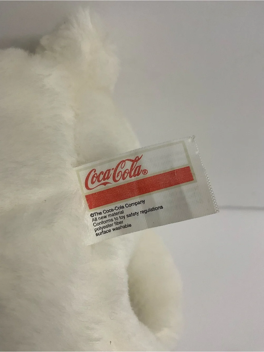 Coca Cola Plush Polar Bear Stuffed Animal